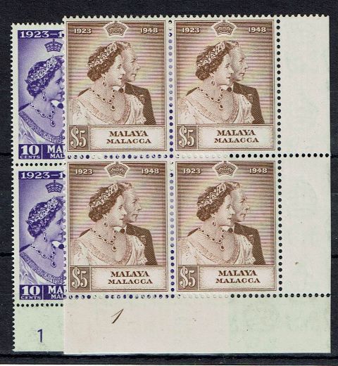 Image of Malayan States ~ Malacca SG 1/2 UMM British Commonwealth Stamp